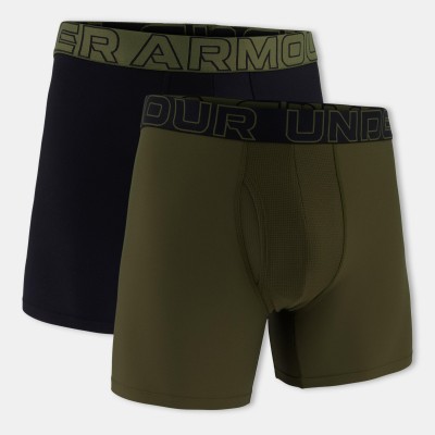 мъжки,боксерки,under,armour,2pk,6in,tech,2,mens,boxers,green,black