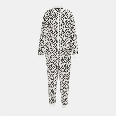 пижама,дамски,пижами,дамски,облекла,размер,linea,leopard,print,fleece,onesie,women,multi