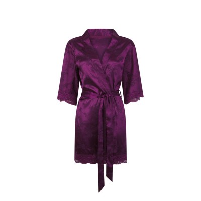рокля,дамски,облекла,размер,ted,baker,women's,clara,silk,dressing,gown,dark,purple