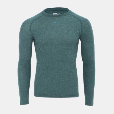 промоция,на,зимни,облекла,облекло,за,колоездене,pinnacle,merino,long,sleeve,mens,green,marl