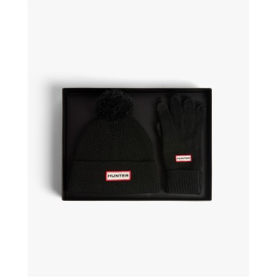 hunter,hunter,pom,glove,set,ld54,black
