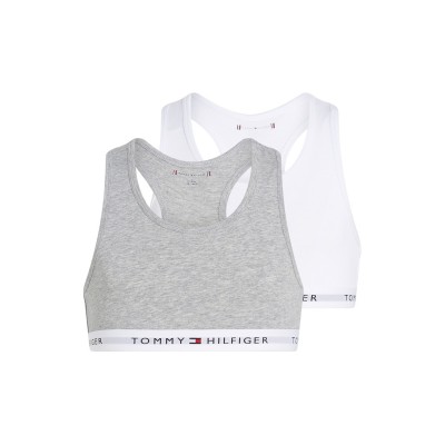 бюстие,tommy,hilfiger,tommy,hilfiger,2,pk,bralette,white,grey,owv