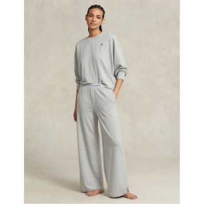 пижама,дамски,пижами,polo,ralph,lauren,french,terry,2,piece,pyjama,set,grey