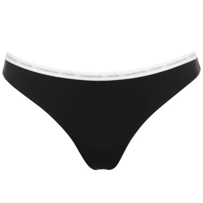 дамско,бельо,calvin,klein,2,pack,ck,one,cotton,thong,black