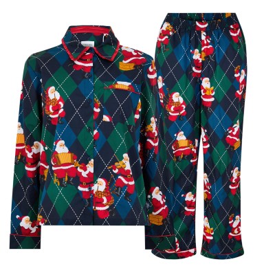 комплект,дамски,пижами,chelsea,peers,chelsp,long,set,ld71,green,navy