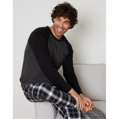 комплект,мъжки,пижами,threadbare,hamilton,pj,set,sn62,charcoal,black