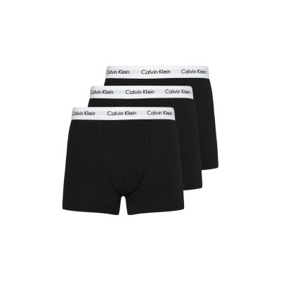 боксерки,мъжко,бельо,calvin,klein,pack,cotton,stretch,trunks,black