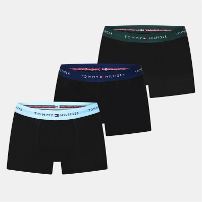 боксерки,мъжко,лятно,бельо,мъжко,бельо,tommy,hilfiger,3,pack,signature,boxer,shorts,grn,nvy,blu