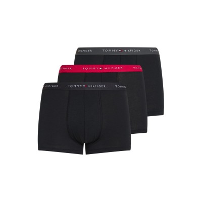 боксерки,мъжко,лятно,бельо,мъжко,бельо,tommy,hilfiger,3,pack,signature,boxer,shorts,blk,ash,pnk