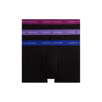 боксерки,мъжко,лятно,бельо,мъжко,бельо,tommy,hilfiger,3,pack,logo,waistband,trunks,black