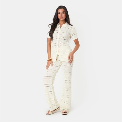 панталони,дамски,топове,дамски,облекла,размер,i,saw,it,first,crochet,shirt,and,pant,set,cream