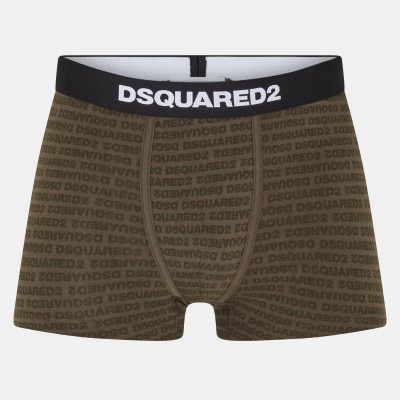 боксерки,мъжко,бельо,dsquared2,men,s,breathable,boxers,miltary,green