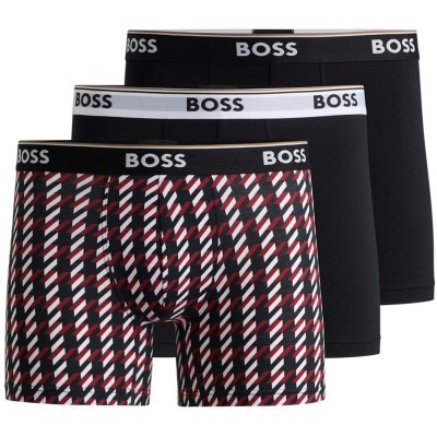 боксерки,бельо,за,училище,мъжко,бельо,boss,3,pack,boxer,shorts,aop,blk,blk,963