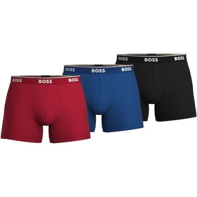 боксерки,boss,3,pack,boxer,shorts,blk,red,blu962