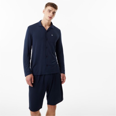 мъжки,пижами,jack,wills,modal,shirt,navy