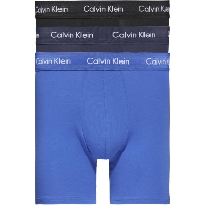 боксерки,мъжко,бельо,calvin,klein,pack,boxer,briefs,black,blue,blue
