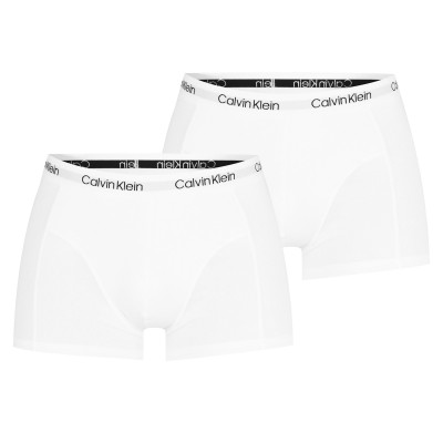 боксерки,мъжко,бельо,calvin,klein,365,2,pack,trunks,wht,wht,100