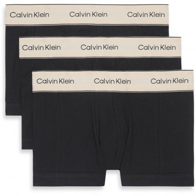боксерки,мъжко,бельо,calvin,klein,men,s,elastic,waistband,trunks,blk,blk,blk
