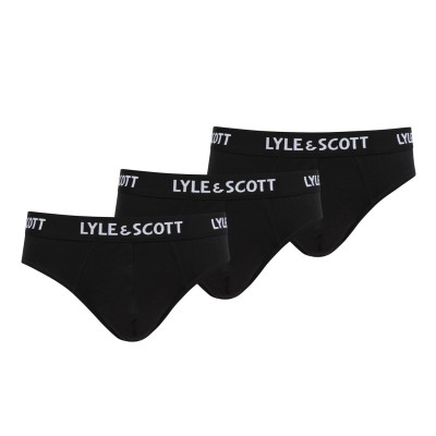 слипове,мъжко,лятно,бельо,аксесоари,на,разпродажба,мъжко,бельо,lyle,and,scott,lyle,3,pk,briefs,sn99,black