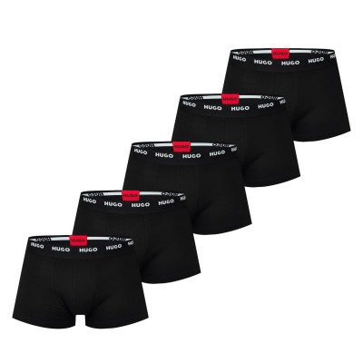 мъжки,боксерки,мъжко,бельо,hugo,hugo,boss,5,pack,boxer,shorts,mens,black