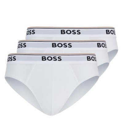 слипове,аксесоари,на,разпродажба,мъжко,бельо,boss,men's,3,pack,briefs,white,100