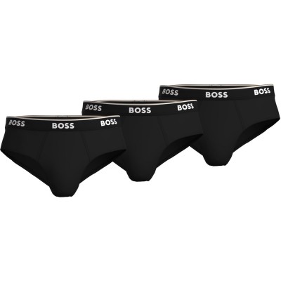 слипове,бельо,за,училище,мъжко,бельо,boss,3,pack,cotton,briefs,black