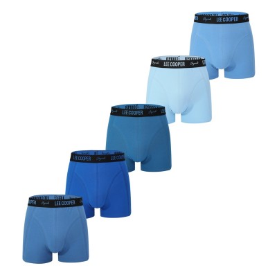 боксерки,мъжко,лятно,бельо,lee,cooper,cooper,essential,men's,boxer,trunk,5,pack,blue