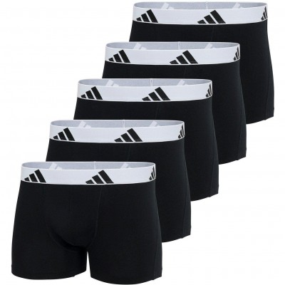 боксерки,мъжко,бельо,adidas,trunk,5pk,black