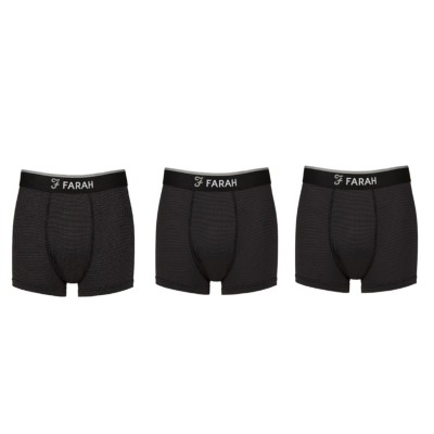 мъжко,лятно,бельо,аксесоари,на,разпродажба,мъжко,бельо,farah,3pk,sport,trnk,sn00,black