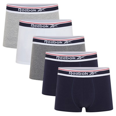 боксерки,мъжко,лятно,бельо,мъжко,бельо,reebok,5pk,trunk,jay,sn00,navy,grey,white