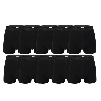 боксерки,мъжко,лятно,бельо,бельо,за,училище,lee,cooper,cooper,men's,10,pack,hipster,trunks,black
