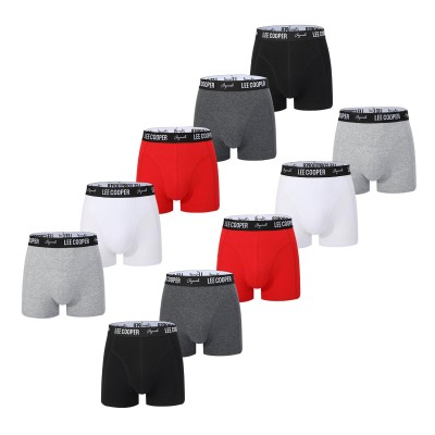 мъжки,боксерки,мъжко,бельо,lee,cooper,essential,boxer,trunk,10,pack,mens,dark,asst