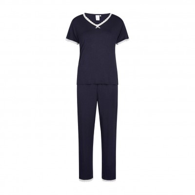 дамска,пижама,дамски,пижами,ccdk,women,s,jordan,short,sleeve,pyjama,set,parisian,night