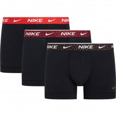 мъжки,боксерки,мъжко,бельо,nike,3,pack,everyday,cotton,trunks,mens,red,red,bur,wb