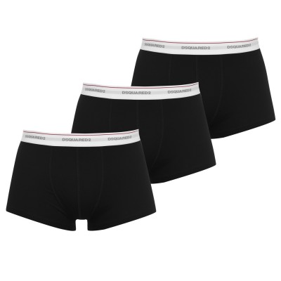 боксерки,бельо,за,училище,мъжко,бельо,dsquared2,3,pack,boxer,briefs,black