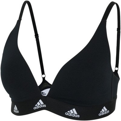 бюстие,коледни,джунджурии,дамско,лятно,бельо,adidas,women's,padded,unlined,bralette,black
