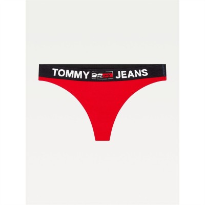 дамско,бельо,tommy,hilfiger,thong,primary,red,xlg