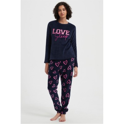 дамски,пижами,дамски,облекла,размер,linea,love,sleep,twosie,navy