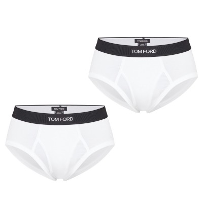 слипове,аксесоари,на,разпродажба,мъжко,бельо,tom,ford,men's,plain,cotton,briefs,2,pack,white,100