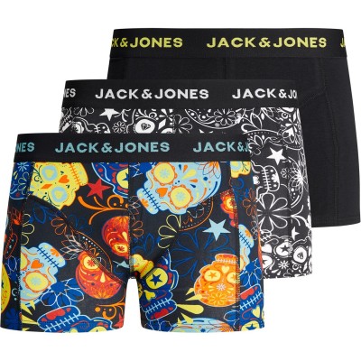боксерки,детско,лятно,бельо,детско,бельо,jack,and,jones,skull,trunk,3pk,jn00,black