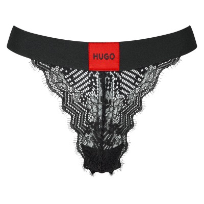 дамски,пижами,дамско,бельо,hugo,lace,thong,black