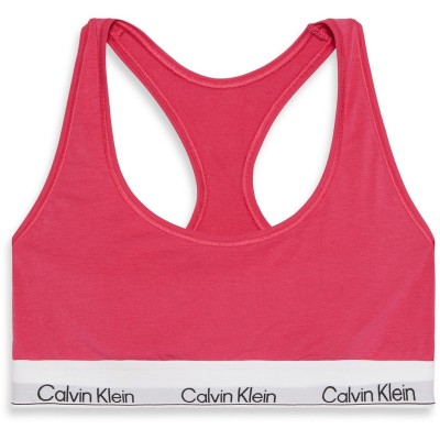 бюстие,дамско,лятно,бельо,дамско,бельо,calvin,klein,modern,cotton,logo,bralette,vibrant,pink