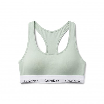 бюстие,дамско,бельо,calvin,klein,modern,cotton,logo,bralette,pale,mint
