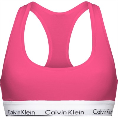 бюстие,calvin,klein,modern,cotton,logo,bralette,raspberry,sorb