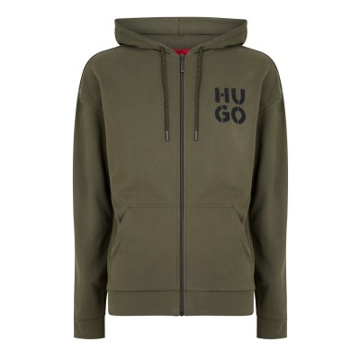яке,мъжки,пижами,hugo,hugo,spraylogo,jackethood,10262201,open,green,345