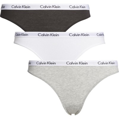 бикини,дамско,бельо,calvin,klein,bikini,3pk,blk,grey,wht