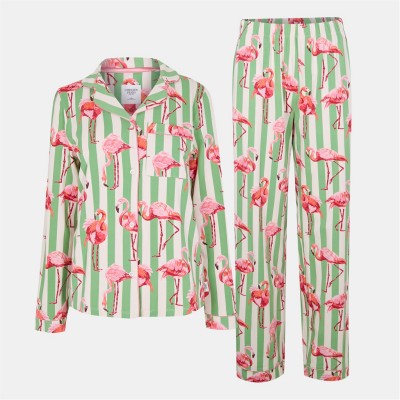 дамски,пижами,chelsea,peers,chelsp,poly,ls,buset,ld53,pink,flamingo