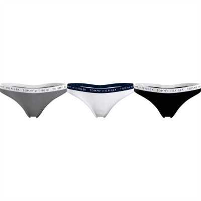 дамски,бикини,дамски,пижами,дамско,бельо,tommy,hilfiger,tommy,bodywear,3,pack,thong,briefs,womens,grey,wht,blk