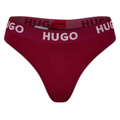 аксесоари,на,разпродажба,дамско,бельо,hugo,stretch,cotton,thong,dark,red