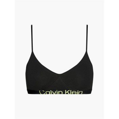бюстие,бельо,за,училище,calvin,klein,unlined,bralette,black,lime